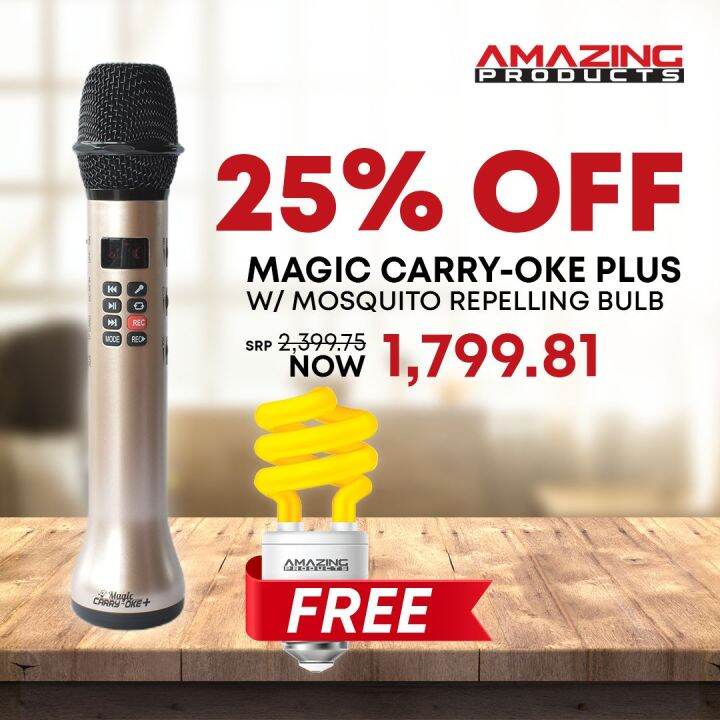 Magic Carry Oke+ Portable Karaoke with Bluetooth Speaker Lazada PH