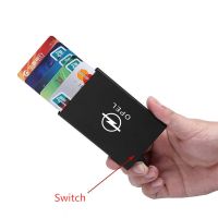 Automatic Metal Anti-theft Smart Wallet ID Card Credit Card Holder for Opel Astra H G J Insignia Mokka Zafira Corsa Vectra C D