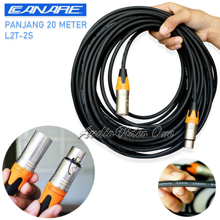 Promo Kabel Mic Xlr 20m Canare - 20 Meter Diskon 23% Di Seller Ryoma