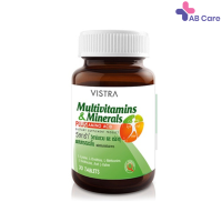 VISTRA Multivitamins &amp; Minerals Amino - วิสทร้า มัลติวิตามินและมิเนอรัล(30 เม็ด)  [ABC]