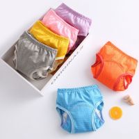 6 PCS Solid Color Baby Urination Training Pants Underwear 4 Cotton Gauze Waterproof Potty Trainer