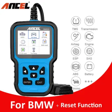 ANCEL BM700 Full Diagnostic Scan Tool Fit for BMW with Case, All Systems  OBD2 Scanner Car Battery Registration Code Reader with ABS CBS Oil EPB SAS