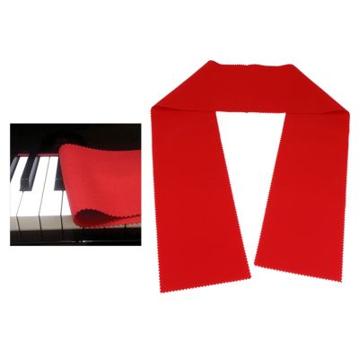 ‘【；】 1Pc Durable  Wool Piano Key Cover High Quality Keyboard Protective Dirt-Proof Cover With Soft Wool Material Piano Accessories