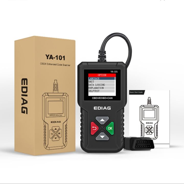 EDIAG YA101 OBD2 Scanner YA101 Car Code Reader for Check Engine Light,O2 Sensor and EVAP Test