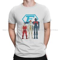 Large mens short sleeves Crew Tshirt Captain Future Futuremen Anime Creative T Male Special 4XL.5XL.6XL