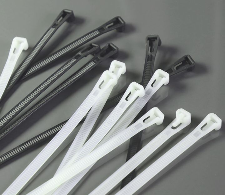 เคเบิ้ลไทร์-ปลดล็อคได้-cable-tie-ปลดล็อค-ขนาด-กว้าง-7-6-mm-ยาว-25cm-แพค-50-เส้น-เคเบิลไทร์-ปลดล็อค