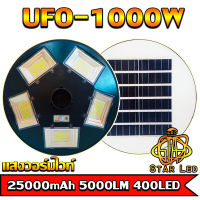 SUPER NEW PROMOTION *UFO 1000W* แสงวอมไวท์ โคมไฟถนน UFO Square Light ไฟถนน ไฟโซล่าเซลล์ พลังงานแสงอาทิตย์Solar Street Light LED 1000W ***รับประกันสินค้า 1 ปี***