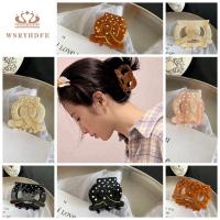 WSRYHDFE อะซิเตท ที่หนีบผมขนมปังครัวซองต์ กรดอะซิติก โบว์สำหรับผูก หวานหวานแหววว กิ๊บติดผม สาวๆ