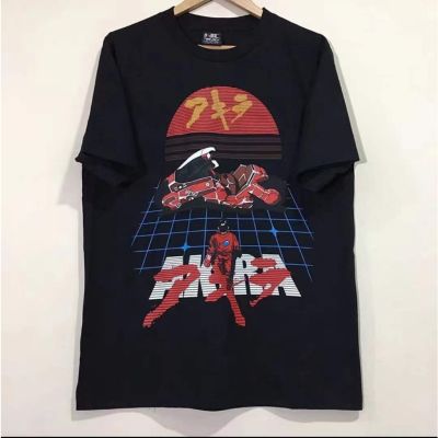 เสื้อยืดผ้าฝ้าย [ AKIRA ] 1988 Akira Promo Orion Home Video Streamline Pictures T Shirt เสื้อหนัง เสื้อการ์ตูน pS-5XL