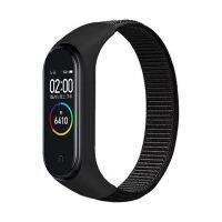 【☸】 ZOROOM สายไนลอนสำหรับ Mi Band 6 5 4 3 Velcro ไนลอนสร้อยข้อมือกีฬา Breathable สายรัดข้อมือสำหรับ Miband 6 5 Miband 4สาย