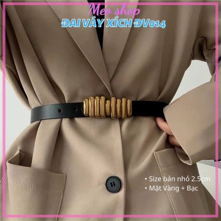Mua Thắt lưng nữ kim loại  Belt dây xích  đai váy áo phong cách Âu Mỹ  hiện đại TL10 tại 8hours  Tiki