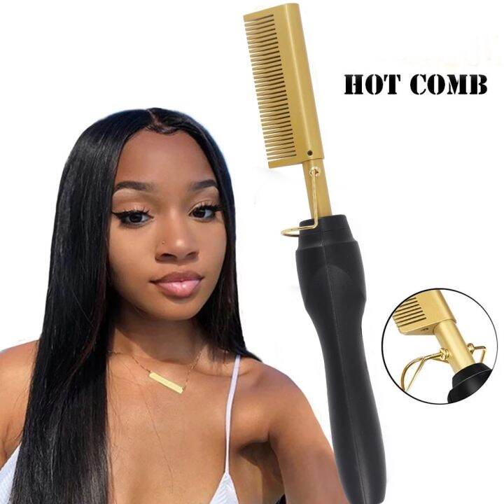 Hair brush straightener on sale lazada