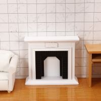 2021 New Dollhouse Role-Play Toy Realistic Furniture Fireplace Model Set for Toddler Girl