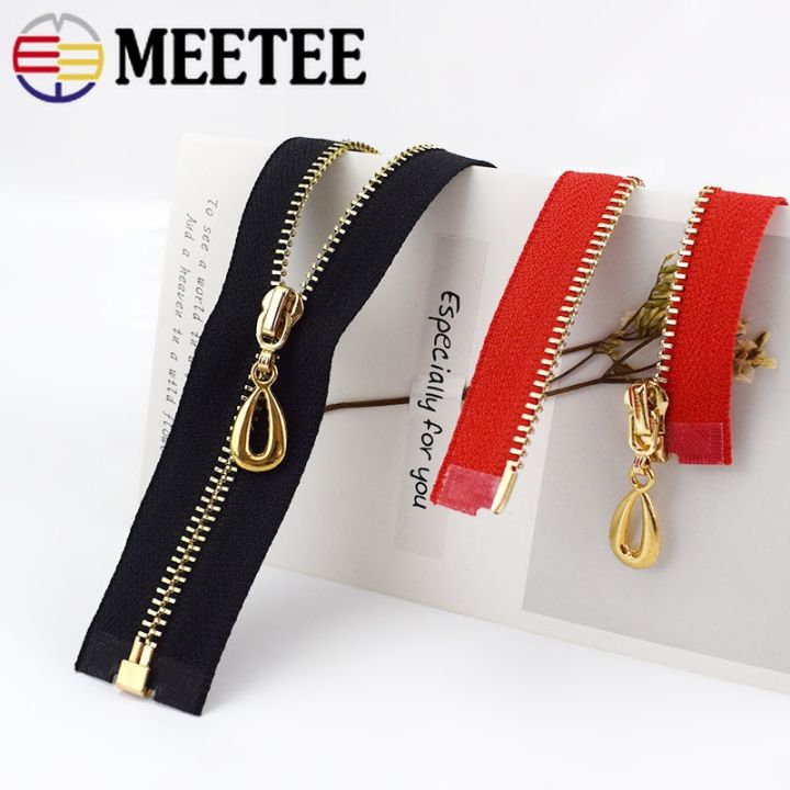 2-5pcs-meetee-15-70cm-3-metal-zipper-close-open-end-zippers-auto-lock-deco-zip-for-bag-zipps-diy-pants-placket-sewing-material