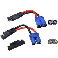 10AWG EC8 Male/Female to SAE Power Automotive Adapter Cable with 1 SAE Polarity Reverse Connector for Motor Solar Panel Battery Wires Leads Adapters