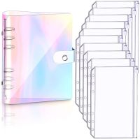 ✜ A5 A6 Laser Notebook Planner Organizer Binder Books Journal Sketchbook Accessories Diary Office Supplies Notebook