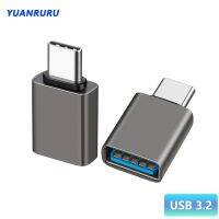 60W 3A USB 3.2 To Type C Adapter TypeC Male To USB Female Converter Fast Charging Data Transfer For PC Laptop Xiaomi Huawei