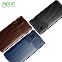 Lenuo สำหรับ Vivo X60 Pro Case - TPU คาร์บอนไฟเบอร์กันกระแทกป้องกันรอยขีดข่วนเคลือบโทรศัพท์มือถือปกหลังกรณีโทรศัพท์