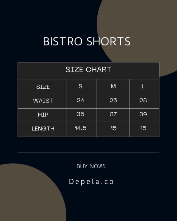 depela-co-bistro-shorts-light-cream-กางเกงขาสั้น