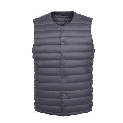 ZZOOI NewBang Brand Men Down Vest Ultra Light Down Vest Portable V-neck Sleeveless Coat Man Winter Without Collar Warm Liner