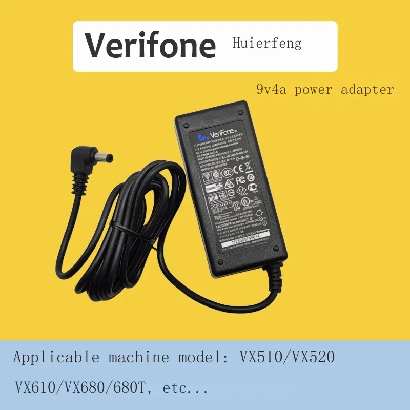 2022☆ Verifone Huierfeng VX510\VX520 wireless terminal original power adapter  charger 9V-4A | Lazada