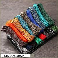 UEVOQB SHOP 1PC คุณภาพสูง อุปกรณ์ตั้งแคมป์เดินป่า เครื่องมือกลางแจ้ง สายร่มชูชีพ ชุดเอาตัวรอด เชือกคล้องเต็นท์ เชือกพาราคอร์ด