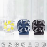 Universal Magnetic Mini Fan USB or 4x AA Battery Powered Desk Fan with 3 Speed Timing Function Personal Fans for Camping