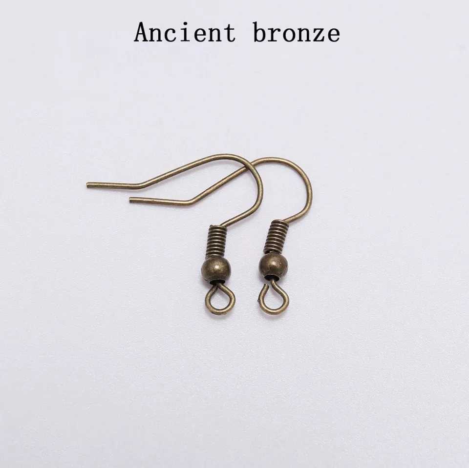 100pcs/lot 20x17mm DIY Earring Findings Earrings Clasps Hooks Fittings DIY Jewelry  Making Accessories Iron Hook