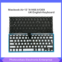 ใหม่ใช้งานร่วมกับ Macbook Air 13 "A1369 A1466 UK Backlight Keyboard 2011-2017ปี