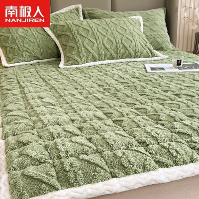 warm taffeta velvet bed thin section plus upholstery coral sheets non-slip mat