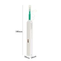 5PCSLot 800 times One-Click Fiber Optic Connector Cleaner Pen for SC ST and FC 2.5mm Adapters