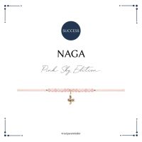 (Pre order) Golden Gold NAGA Bracelet- Blossom Pink