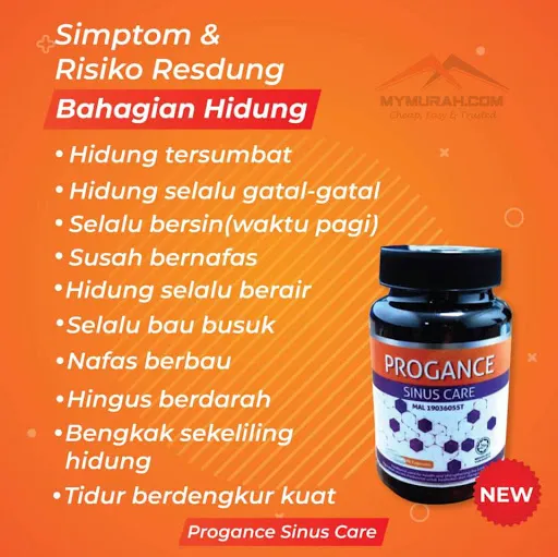 Progance Sinus Care Ubat Resdung Original Lulus Kkm Lazada