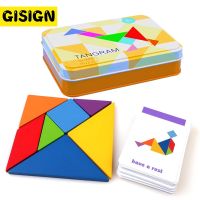 Puzzle 3d Pattern Animal Jigsaw Colorful Tangram Wooden Puzzles For Kids Montessori Early Educational Toys For Children Games