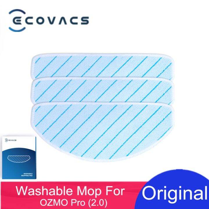 แท้จริง-ecovacs-ผ้าม็อบซักได้-washable-mop-pad-for-t8-amp-t9-series