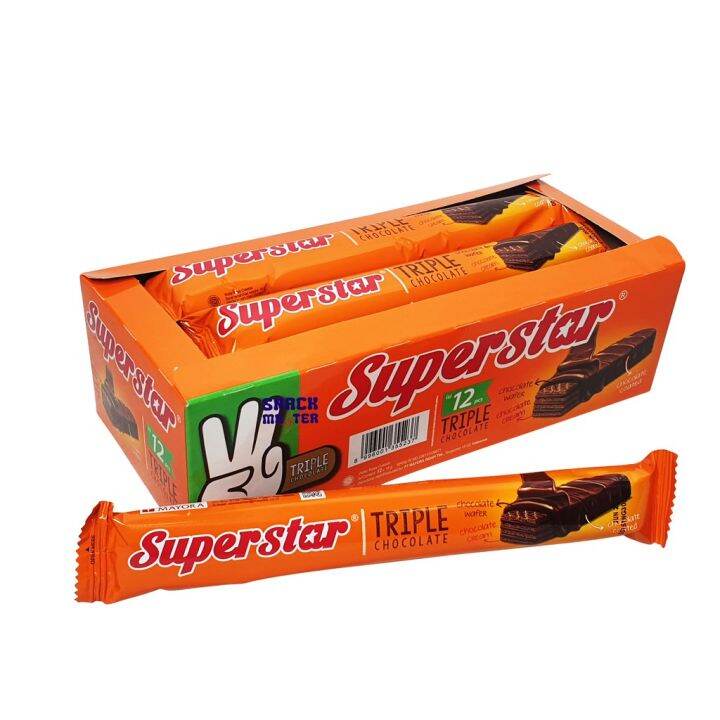 Wafer Superstar 1 Pack Isi 12pcs / Wafer Kemasan / Wafer Kiloan / Wafer ...