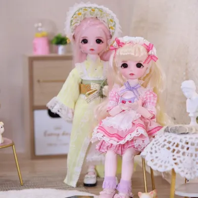 DREAM FAIRY Doll Bjd ตุ๊กตาใหม่ 1/6 ตุ๊กตาพร้อมเสื้อผ้า รองเท้า ขนาดรองเท้า 30cm