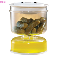 ?【HOT SALE】MUXI Pickle Storage Container แห้ง-โถแยกเปียกเครื่องครัวอาหาร OLIVE Container