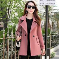 ☬❀❁ Womens Woolen Coat Korean 2023 New Short Wool Outerwear Female Jackets Coats