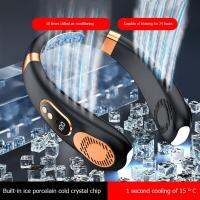 【jw】▬๑✵  Hanging Neck Digital Display 1200mAh/1800mAh Air Cooler Rechargeable Conditioner Ventillator