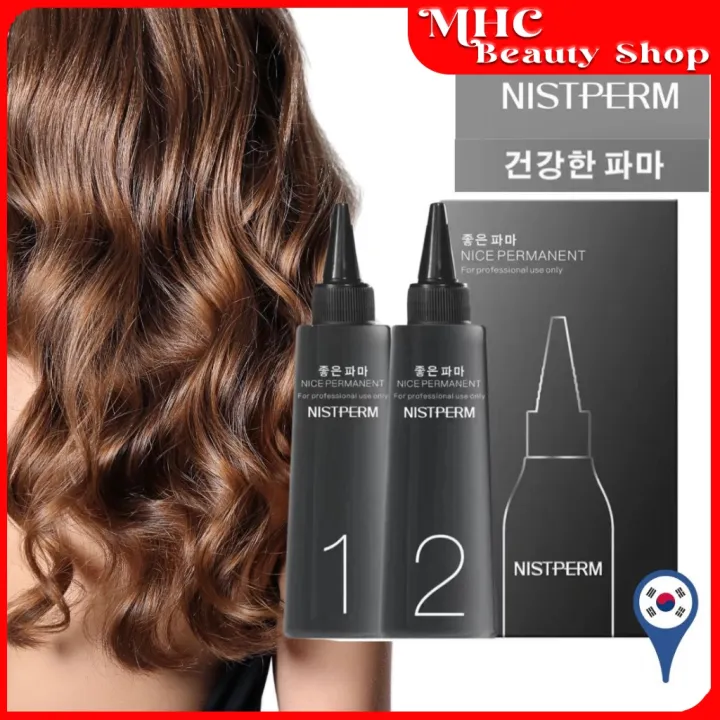 Korea Perm NISTPERM Cold/Hot perm liquid curling potion perm water hair