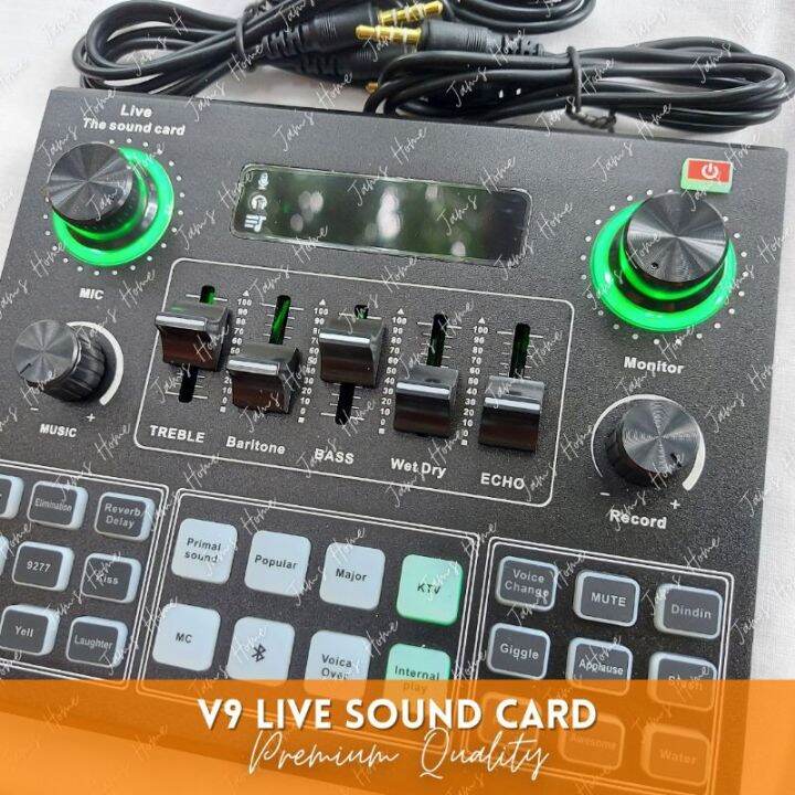 V9 Sound Card Premium Quality for Live Streaming and Recording Lazada PH