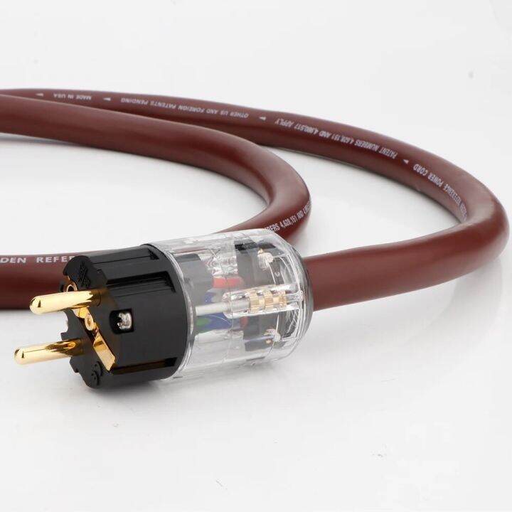 Cardas golden reference Power Cord Cable 90 Degree Right Angle EU/US