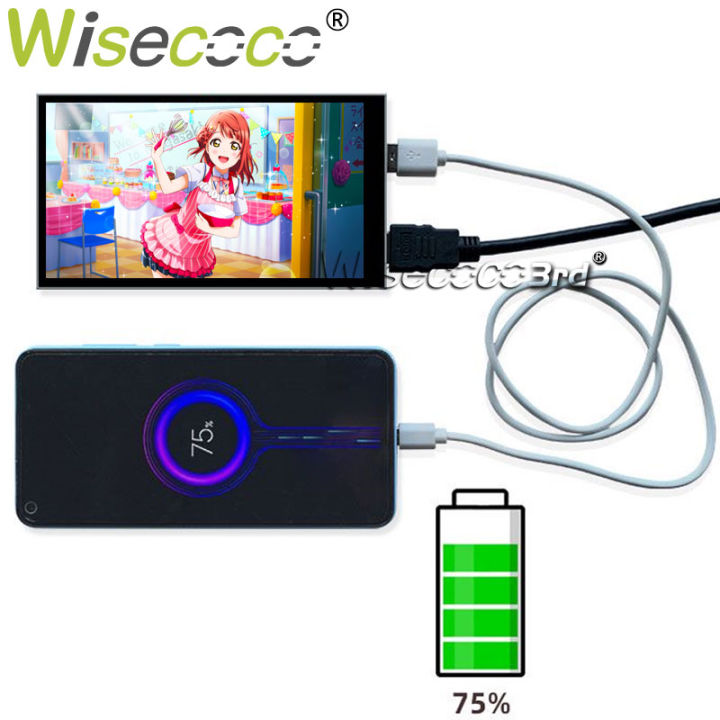 wisecoco-6นิ้ว2k-pocket-monitor-2560x1440-raspberry-pi-monitor-lcd-monitor-plug-and-play-monitor