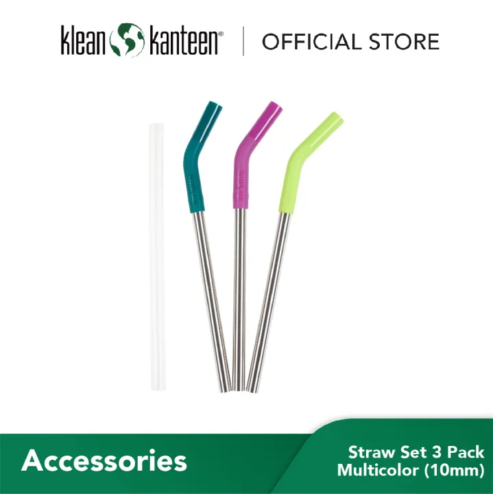 Klean Kanteen Straw Set 3 Pack Multicolor (10mm) Lazada PH