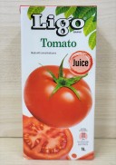 hộp 1 liter NƯỚC ÉP CÀ CHUA NGUYÊN CHẤT LIGO Natural Tomato Concentrate