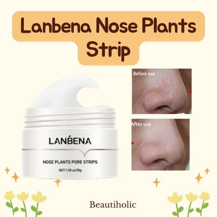 Original and Effective LANBENA Aloe Vera Blackhead Remover Strips Pore