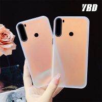 เลเซอร์ YBD Aurora เคสโทรศัพท์สำหรับ Xiaomi Redmi 8 8A Dual Note 7 Pro Note 8 Pro Redmi 9T POCO M3อะคริลิคด้านล่างป้องกันการตกหล่น