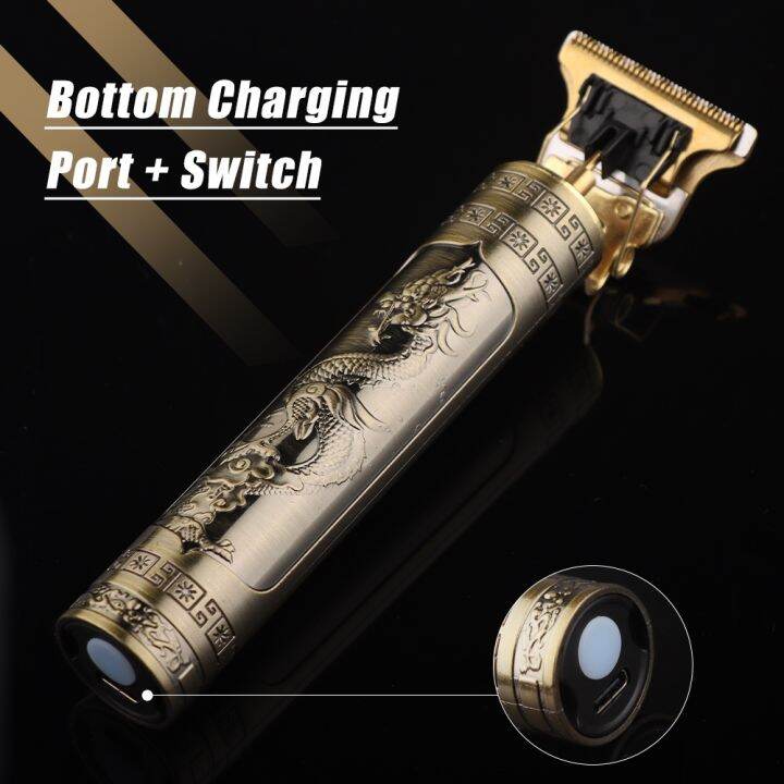 【PH Local】T9 Trimmer Razor Hair Cut USB Rechargable Dragon Trimmer ...