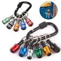 5/6Pcs 1/4inch Hex Shank Screwdriver Bits Holder Extension Bar Drill Screw Adapter Quick Easy Release Keychain